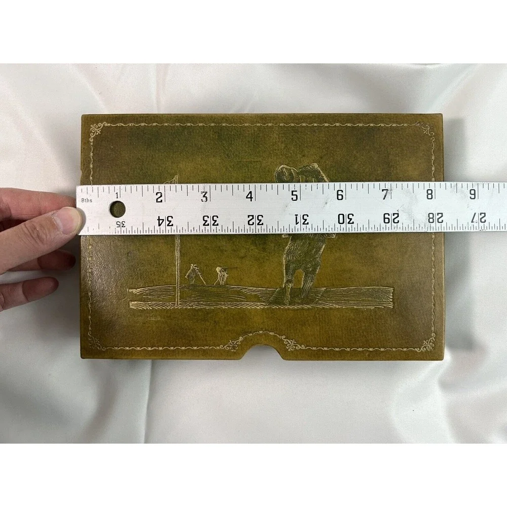 VTG Collectible‎ ceramic Unique Book Shape Jewelry/Decorative/business card Box
